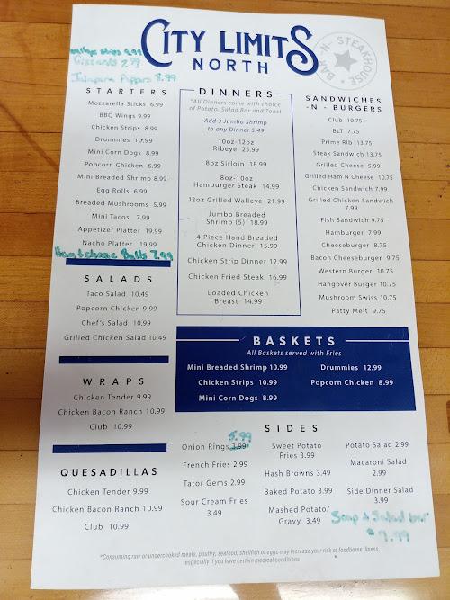City Limits Bar & Bottle Shop Menu image 1